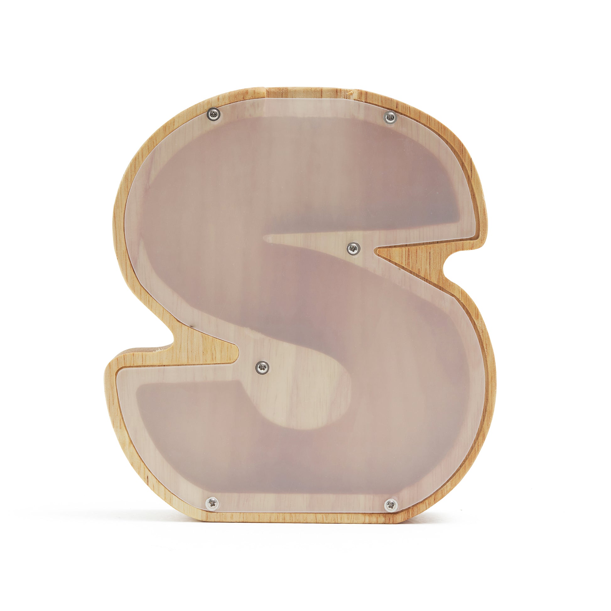 Bamboo letter money box